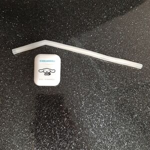 Cinnamoroll Foldable Reusable Staw and Case.